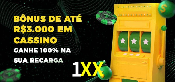 1XX melhor bônus de depósito